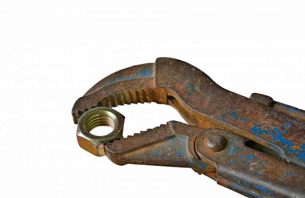 Dad uses pipe wrench to pull out molar