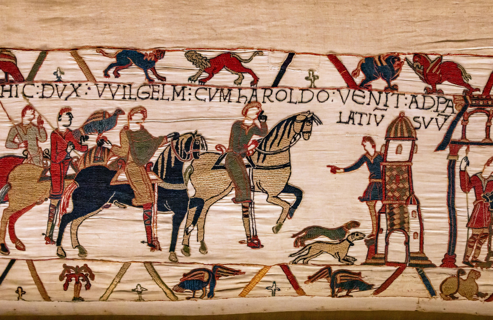 Historians dispute penis total on the Bayeux Tapestry