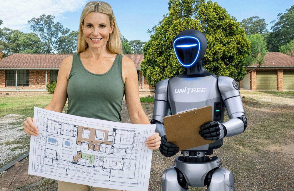 AI humanoid robot lands starring role on property TV show