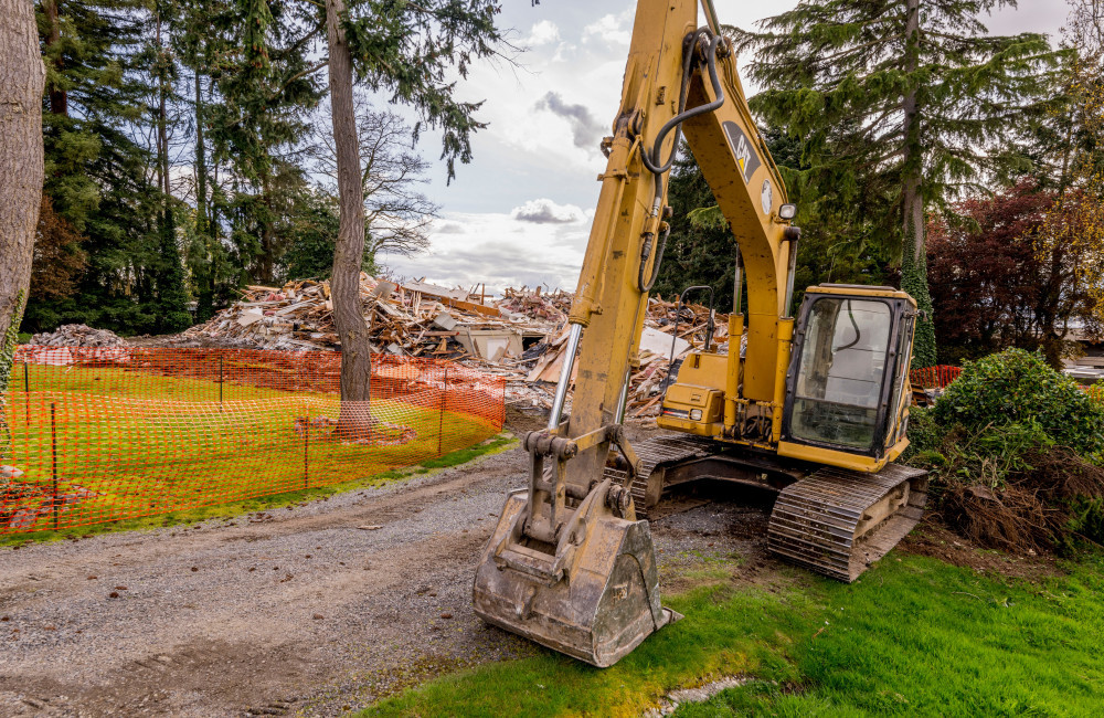 Granddad's home bulldozed during shopping trip